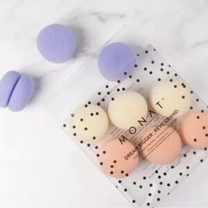 Monat Soft Foam Macaron Sleep Hair Rollers Set